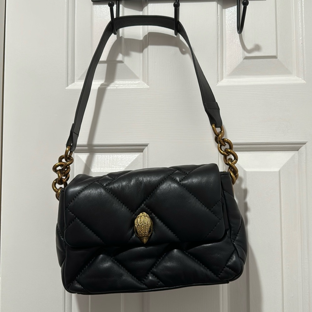 Kurt Geiger medium Kensington soft quilted leather shoulder bag